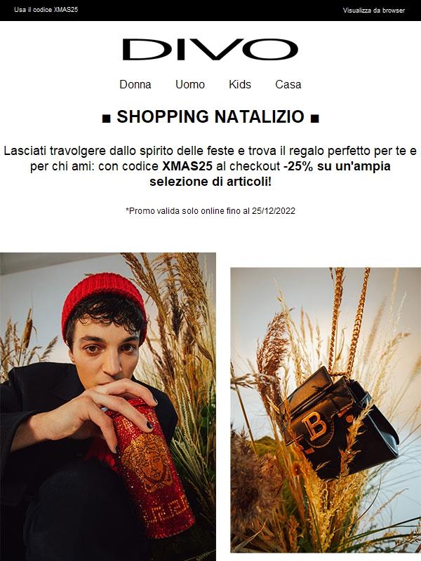 Via allo shopping natalizio con DIVO ■