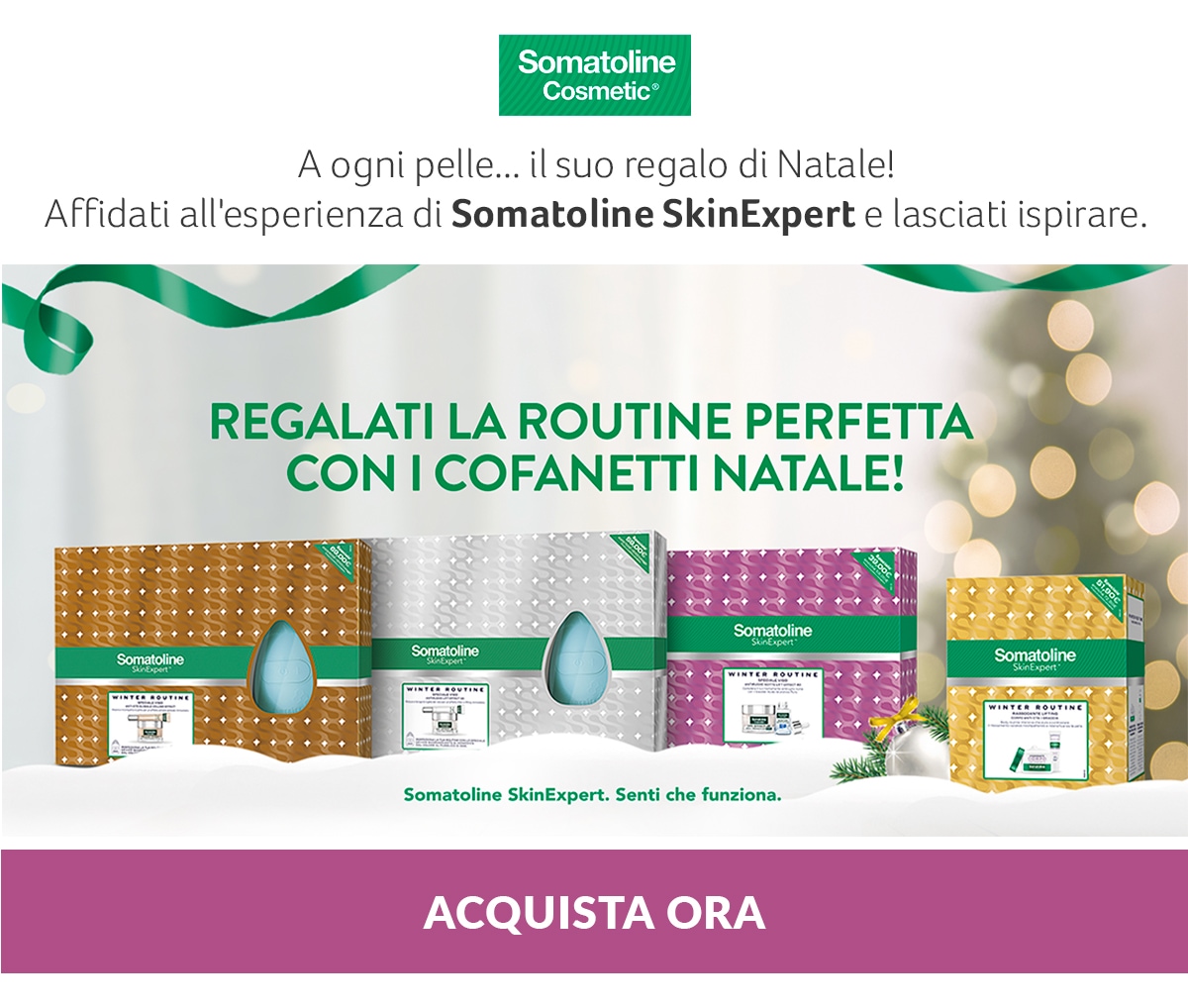 Somatoline Cosmetics cofanetti Natale