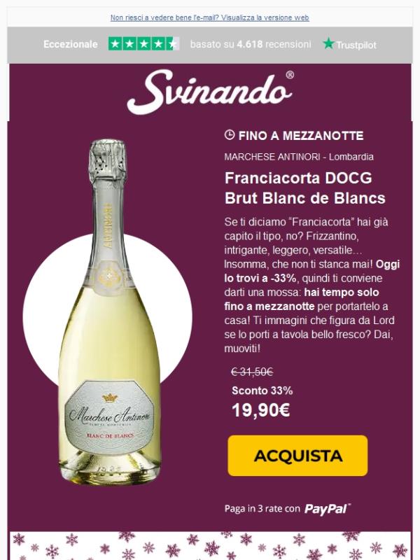 [Fino a mezzanotte] ⏰ Sarà che è un Marchese o sarà che è buono… (a -33%!)