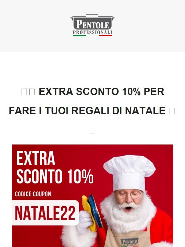 Extra Sconto del 10% per fare i tuoi acquisti di Natale 🎁🎄