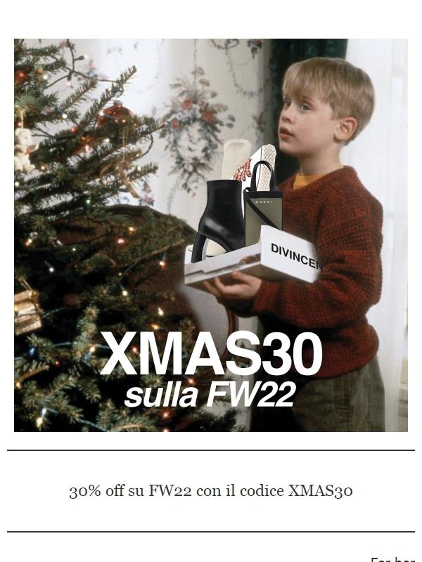 Un codice sconto speciale per i tuoi regali di Natale