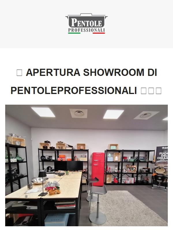 Vieni a trovarci nel nostro nuovo Showroom! 💥