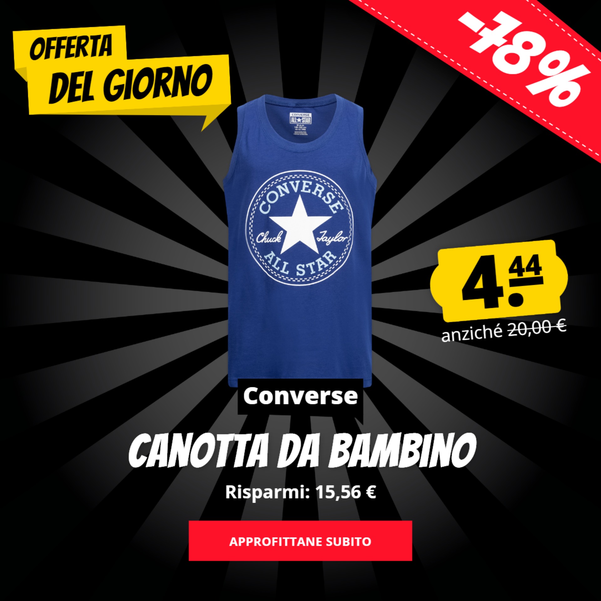 Converse Camiseta de niño solo 4,44 €