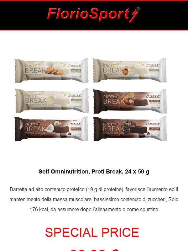 😍 Self Omninutrition, Proti Break, 24 x 50 g