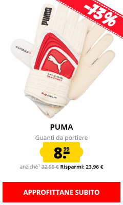 PUMA Guanti da portiere solo 8,99 €!
