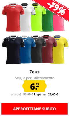 Zeus Maglia per l'allenamento solo 6,99 €!