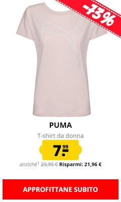 PUMA T-shirt da donna solo 7,99 €!