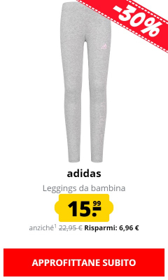 adidas Leggings da bambina solo 15,99 €!