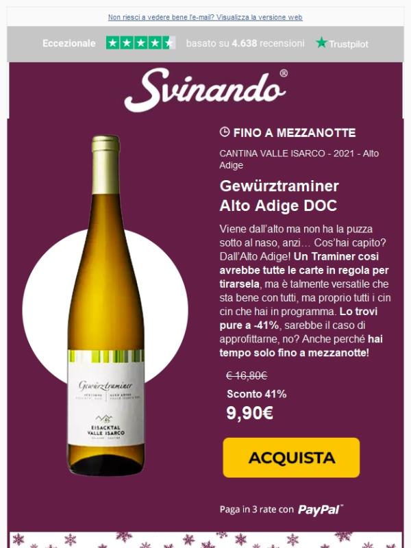 [Fino a mezzanotte] ⏰ Viene dall’alto ma non se la tira…(a -41%!)