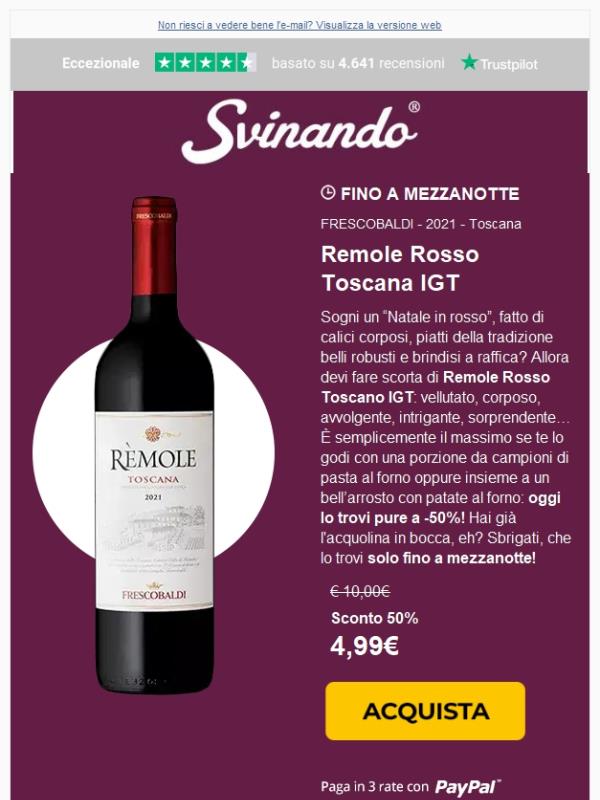 [Fino a mezzanotte] ⏰ Natale in rosso? (a -50%!)