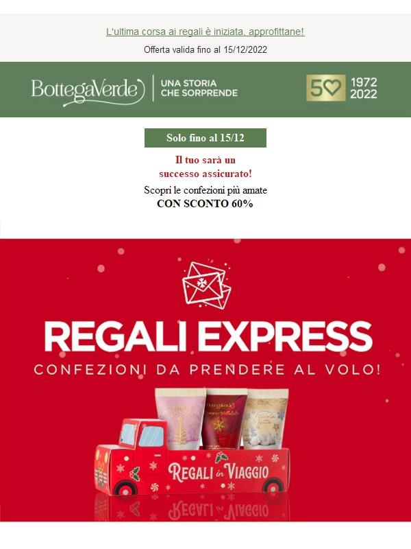 REGALI EXPRESS A -60% 🎁 Le confezioni più amate in super offerta!