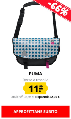 PUMA Borsa a tracolla solo 11,99 €!