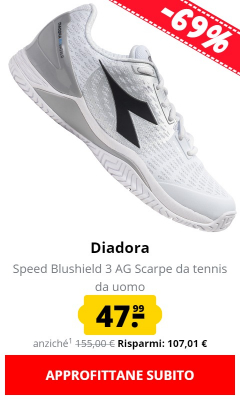 Diadora Speed Blushield 3 AG Scarpe da tennis da uomo solo 47,99 €!