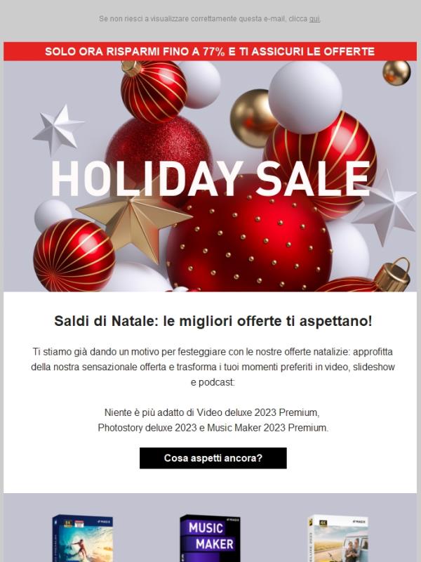 🎅 Assicurati le offerte di Natale e rendi immortali i tuoi momenti preferiti