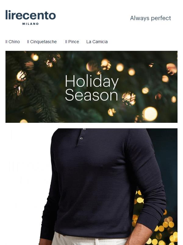 Outfit per vivere con stile le festività.