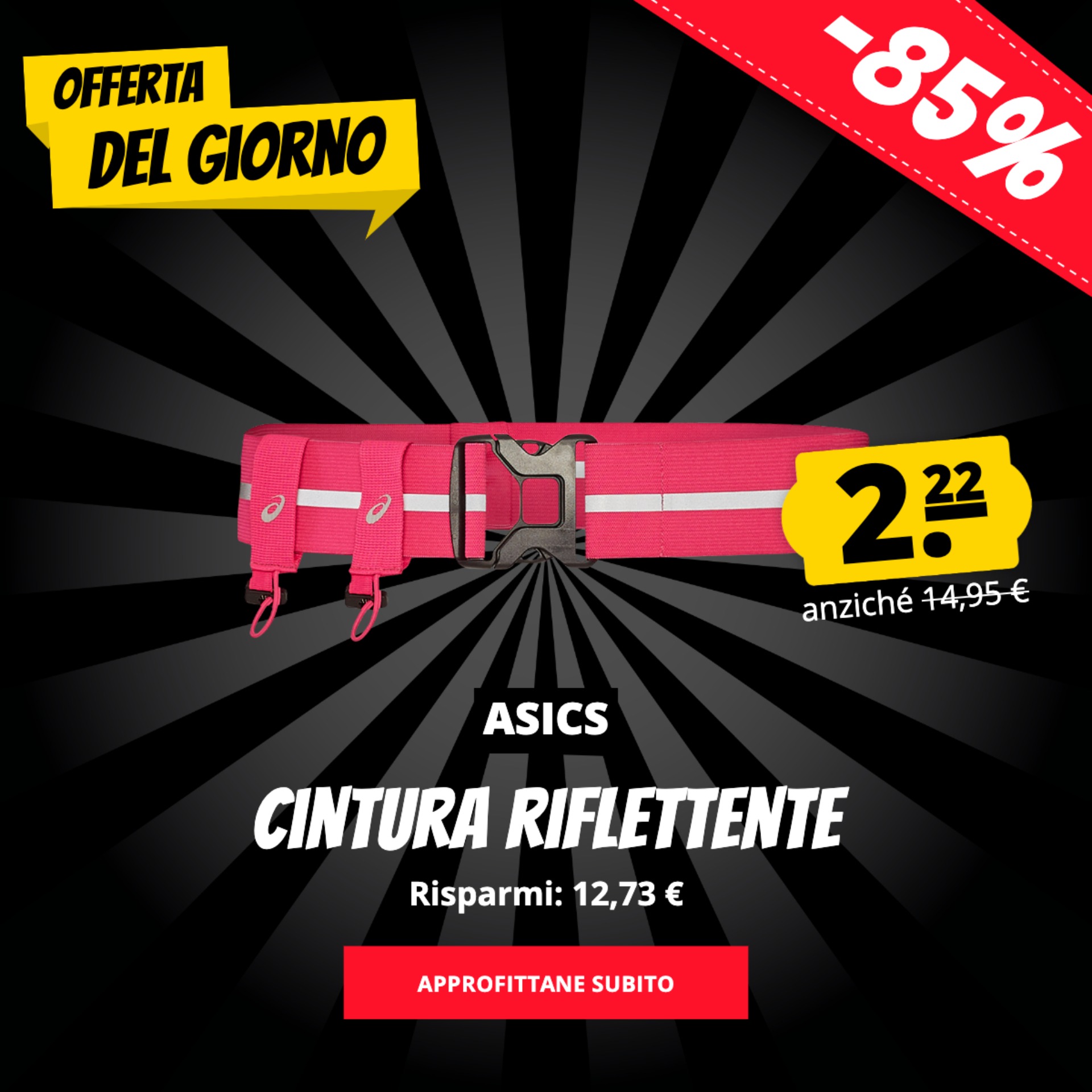 ASICS Cintura riflettente solo 2,22 €