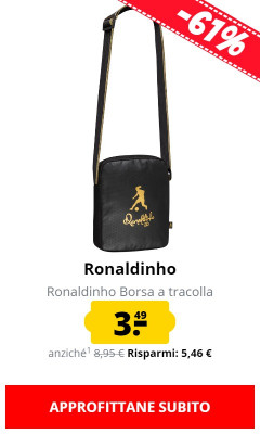 Ronaldinho Borsa a tracolla solo 3,49 €!