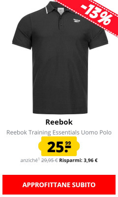 Reebok Training Essentials Uomo Polo solo 25,99 €!