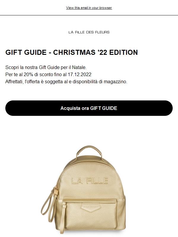 La Fille Des Fleurs - GIFT GUIDE XMAS 2022