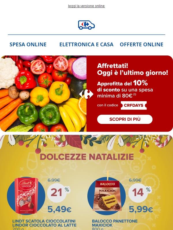 Ciao Jekoo! Ultimo giorno per approfittare dello sconto del 10% sulla tua spesa online!