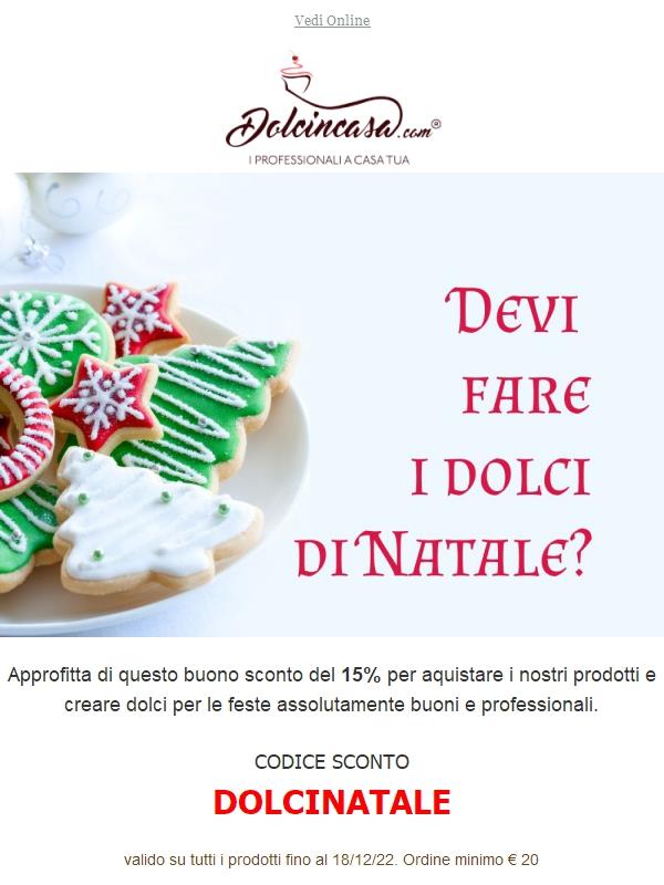 Devi fare i dolci per le feste? Sfrutta lo sconto di oggi