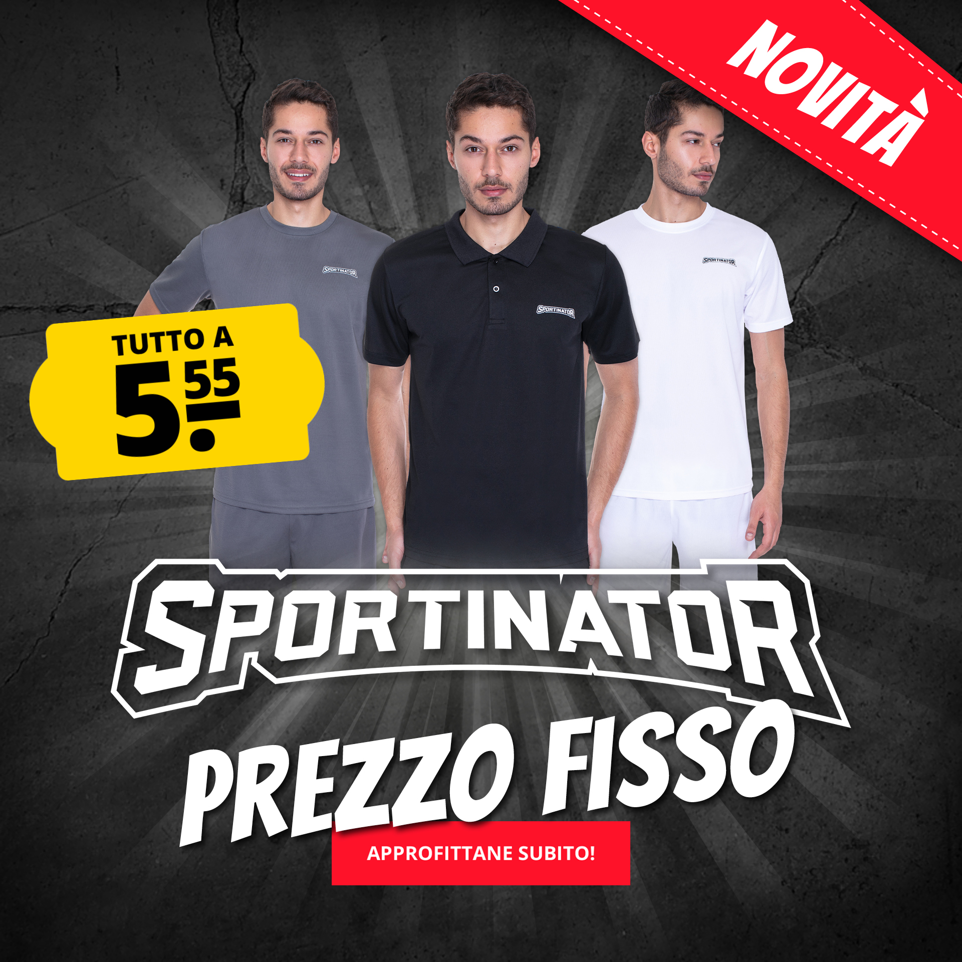 SPORTINATOR  Prezzo fisso solo 5,55 €