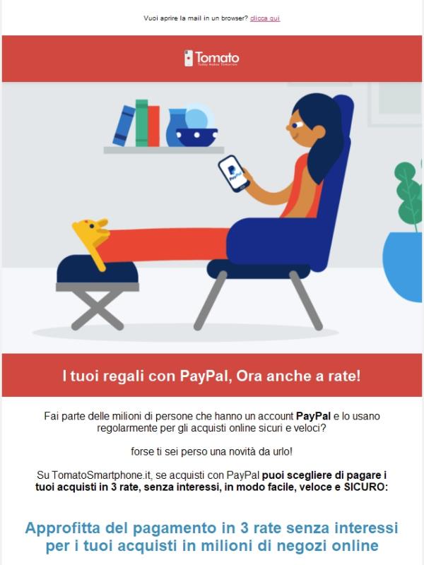 I tuoi regali di natale, in 3 rate con Paypal! - TomatoSmartphone.it