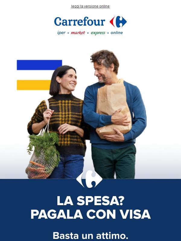Ciao Jekoo! Piccoli o grandi acquisti? Pagali con Visa!