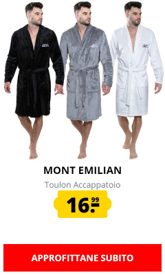 MONT EMILIAN Toulon Accappatoio solo 16,99 €!