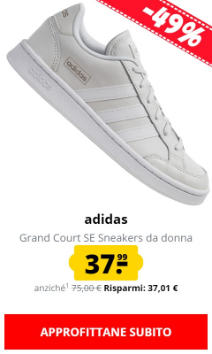 adidas Grand Court SE Sneakers da donna solo 37,99 €!