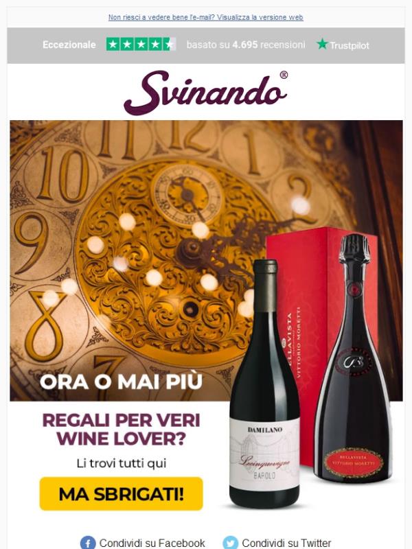 Ora o mai più: ordina i tuoi cin cin di Natale…