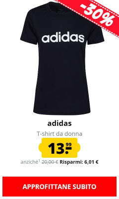 adidas T-shirt da donna solo 13,99 €!