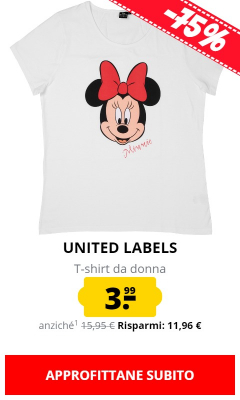 UNITED LABELS T-shirt da donna solo 3,99 €!