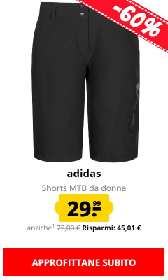 adidas Shorts MTB da donna solo 29,99 €!