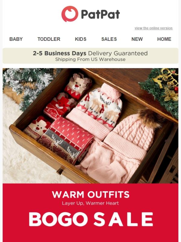 Warmer Outfits | BOGO! Layer it up, warm your heart!!