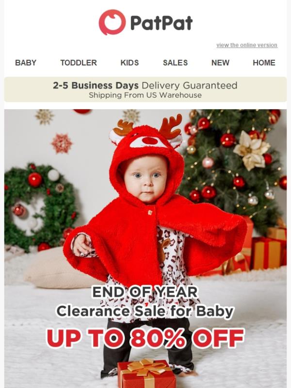 End of year sale for your children! Up to 80% off!