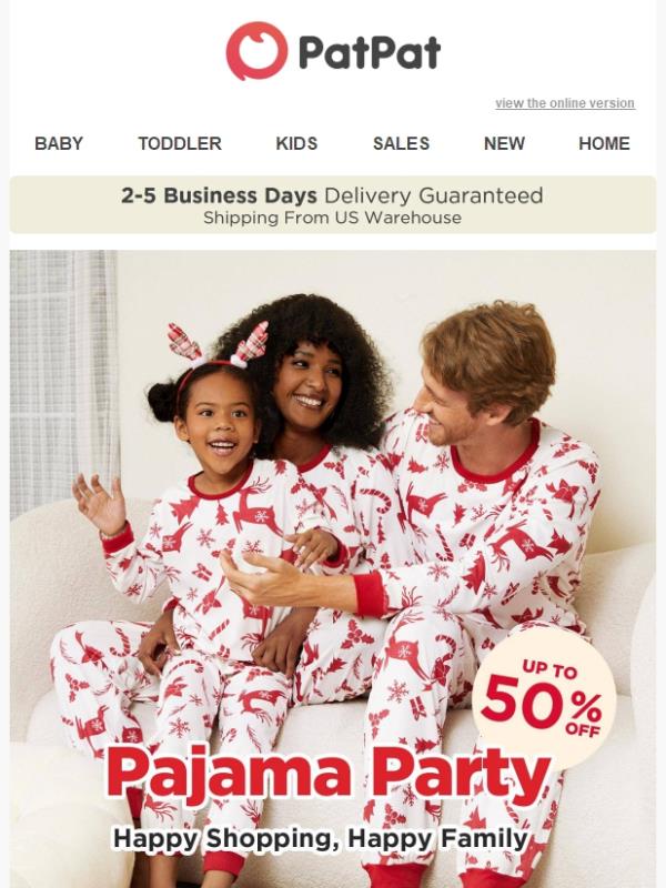 PJs with cute prints...  And of course, LOW PRICED! Up to 50% off!