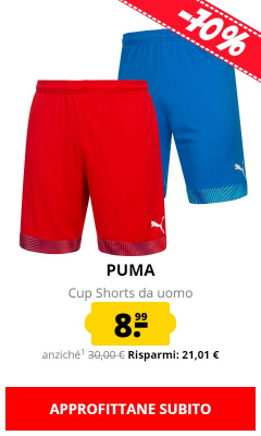 PUMA Cup Shorts da uomo solo 8,99 €!