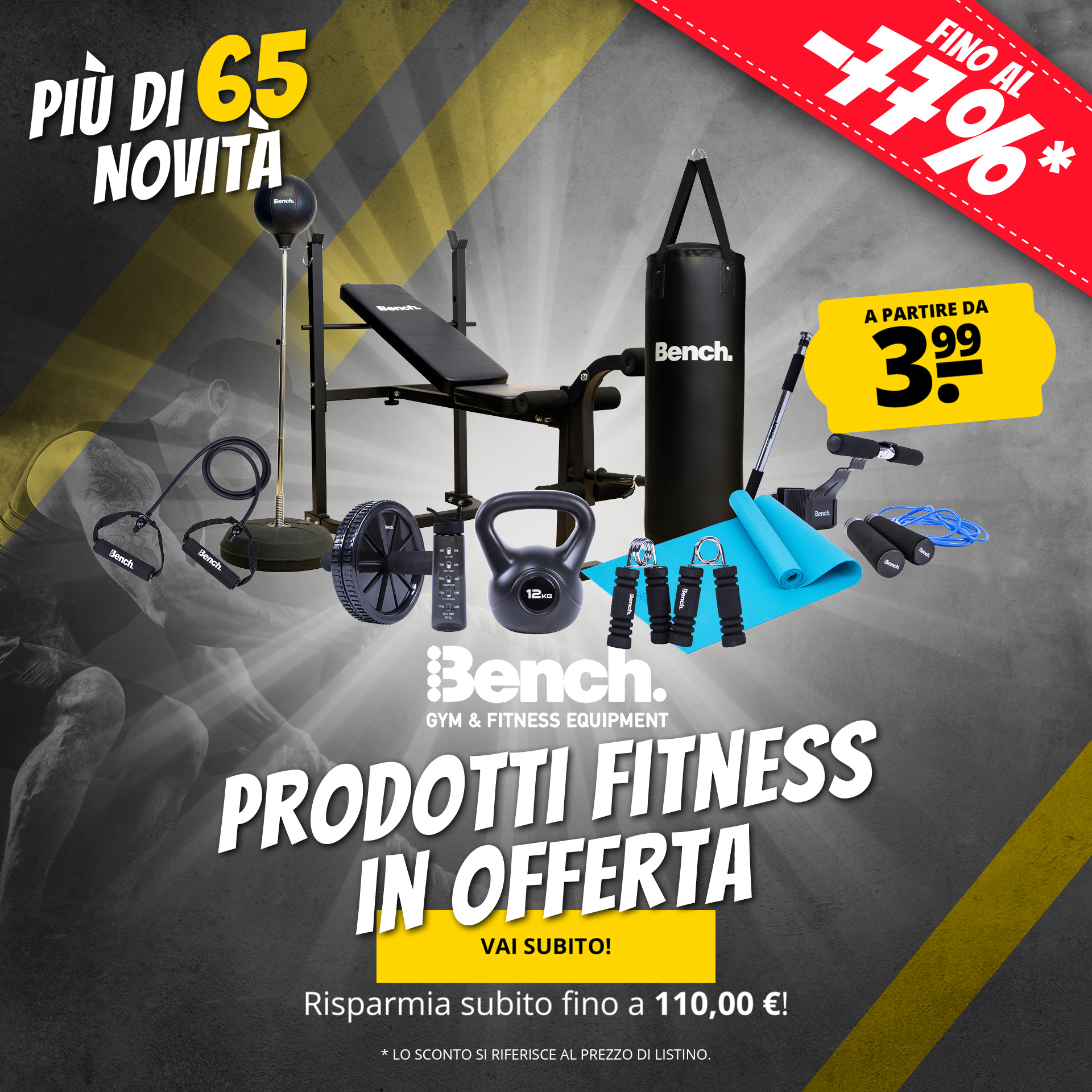 Bench Prodotti fitness in offerta  3,99 €