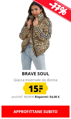 BRAVE SOUL Giacca invernale da donna solo 15,99 €!