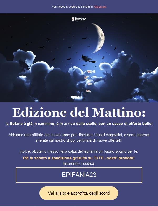 La befana non porta solo dolcetti...