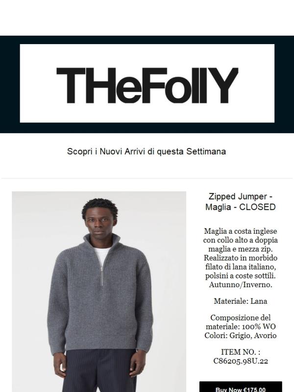 Zipped Jumper - Maglia - CLOSED e altri prodotti che sicuramente amerai