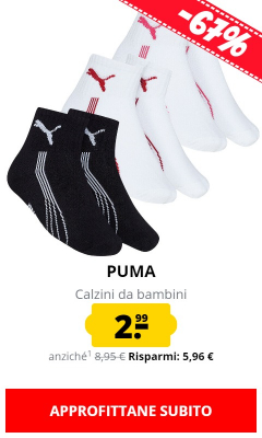 PUMA Calzini da bambini solo 2,99 €!