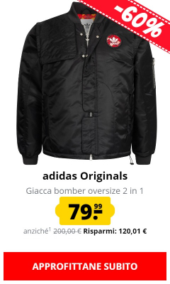 adidas Originals Giacca bomber oversize 2 in 1 solo 79,99 €!