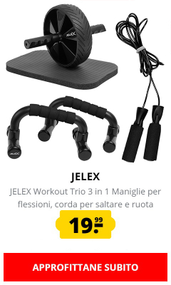 JELEX Workout Trio 3 in 1 solo 19,99 €!