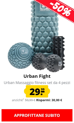 Urban Fight Massaggio fitness set da 4 pezzi solo 29,99 €!