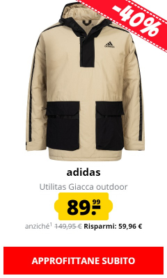 adidas Utilitas Giacca outdoor solo 89,99 €!