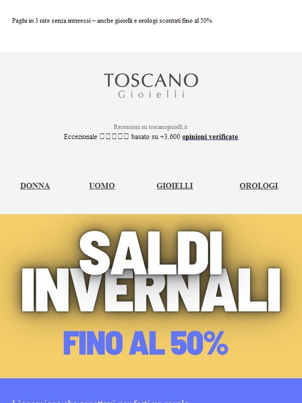 Ecco i Saldi Invernali: Sconti fino al 50%