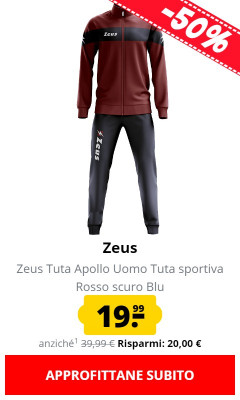 Zeus Tuta Apollo Uomo Tuta sportiva a soli 19,99 €