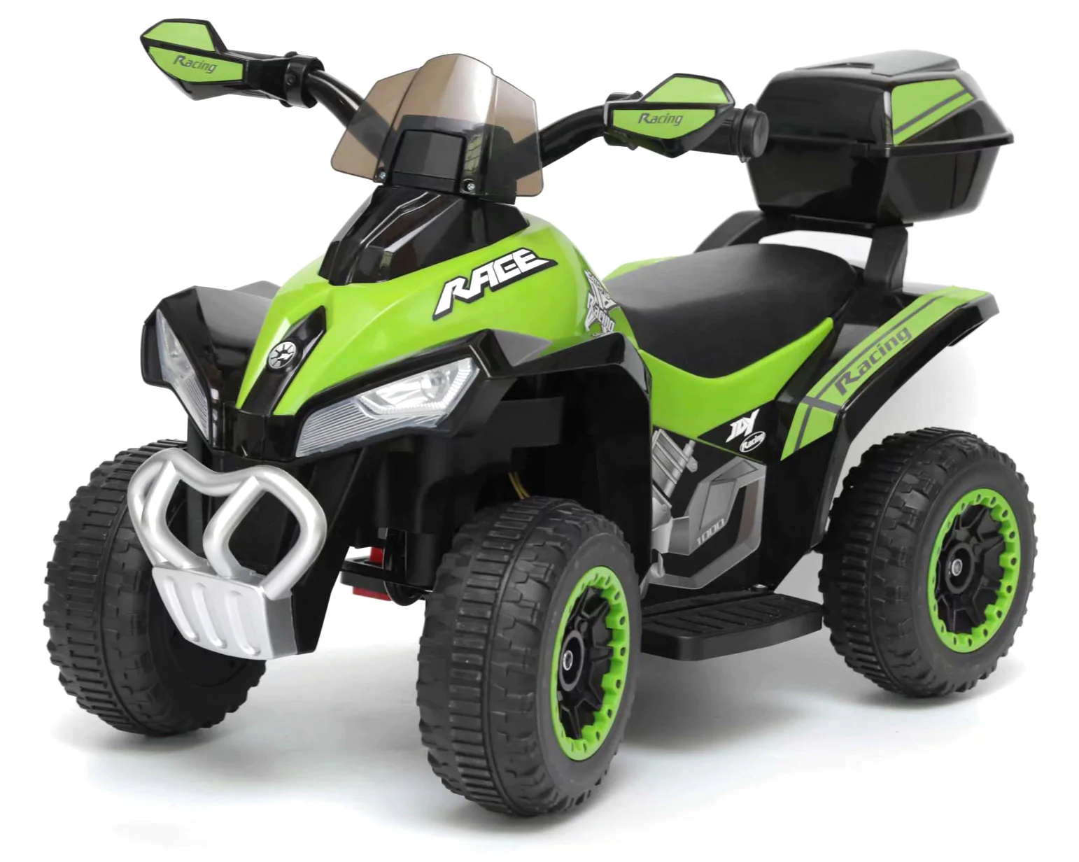 Mini Quad Elettrico per Bambini 6V Kid Go Deluxe Verde